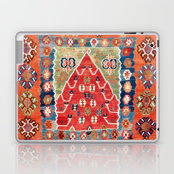 Bayburt Northeast Anatolian Niche Kilim Print Laptop & iPad Skin