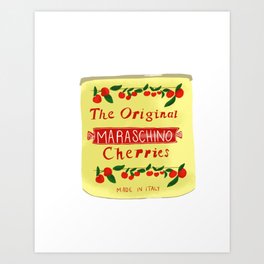 Maraschino Cherries Art Print