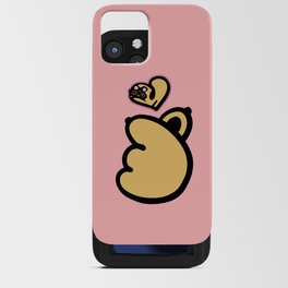 Mini Heart Pug iPhone Card Case