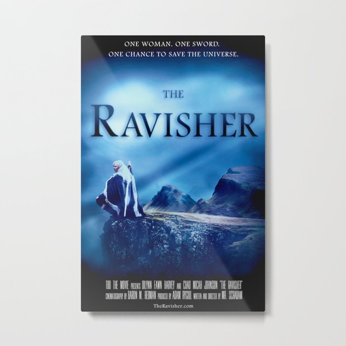 The Ravisher movie poster by Lacy Lambert Metal Print