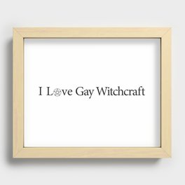Gay Witchcraft Recessed Framed Print