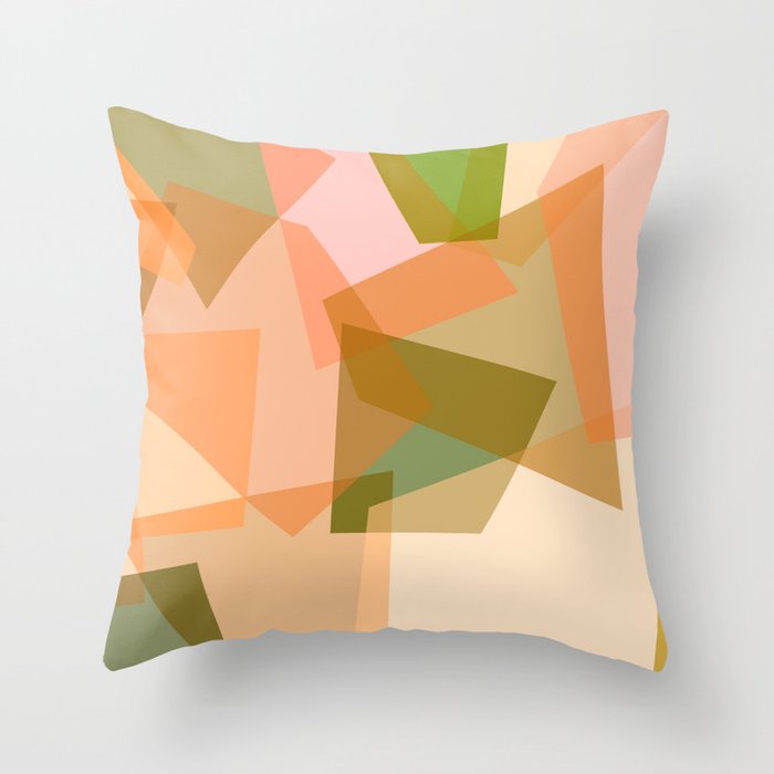 Geometric Shades 2 Throw Pillow
