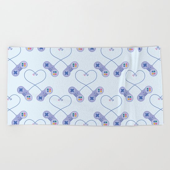 Be My Player 2 Beach Towel