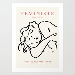 FEMINIST RECHARGING II — Matisse Exhibition Poster — Feminist Art — Art Print