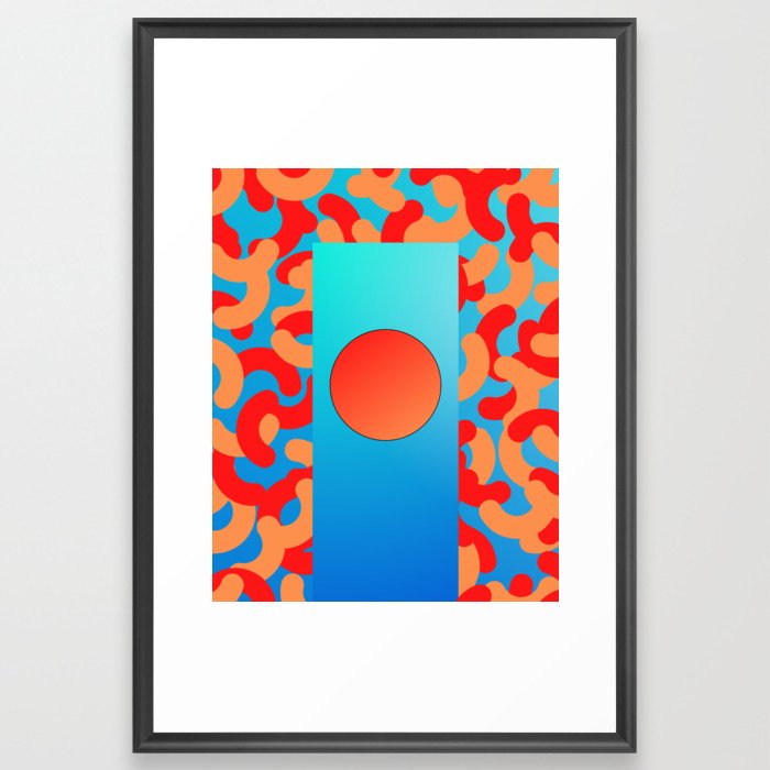 Cheetos Sunset Abstract Framed Art Print