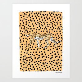 Cheetah Print Art Print