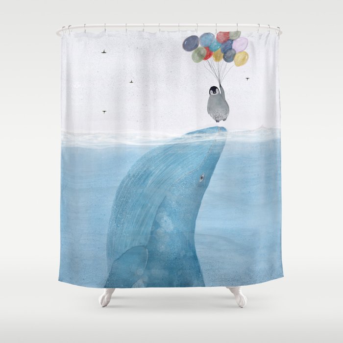 uplifting Shower Curtain