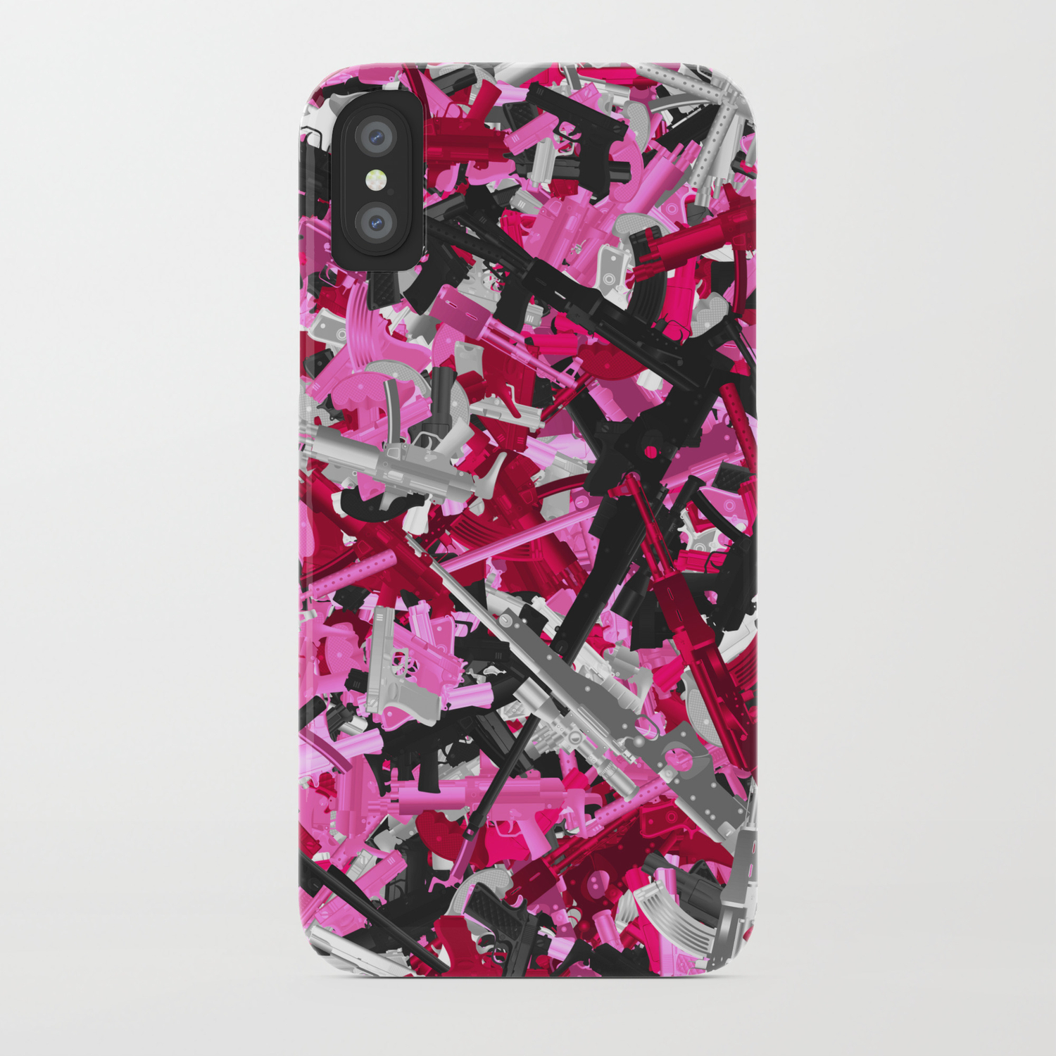 Pink Guns Camo Iphone Case By Dima V Society6 Pink Guns Camo Iphone Case By Dima V Society6