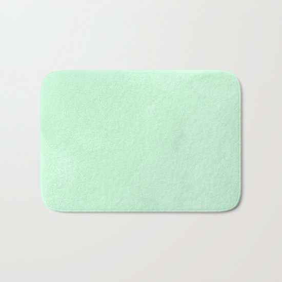 Sea Green Watercolor Bath Mat