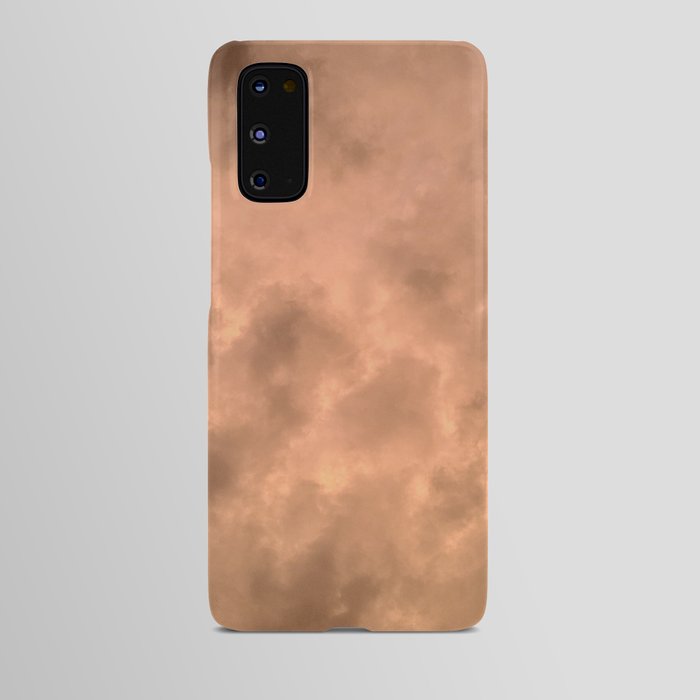 Early Morning Orange Tinged Clouds Android Case