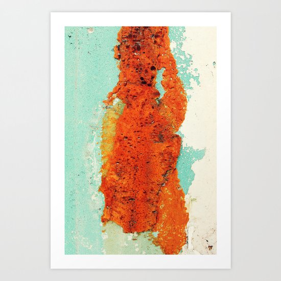 Grunge Abstract No.2 Art Print