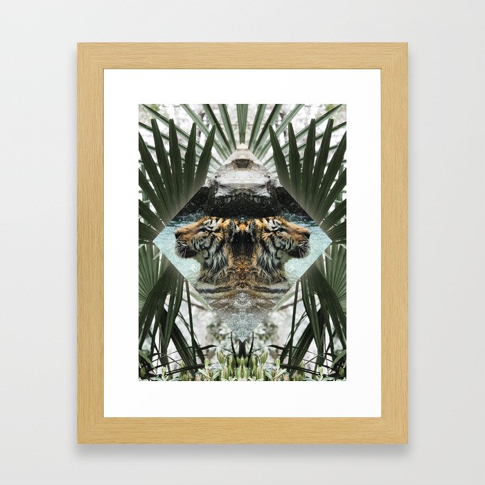 King of the Jungle Framed Art Print