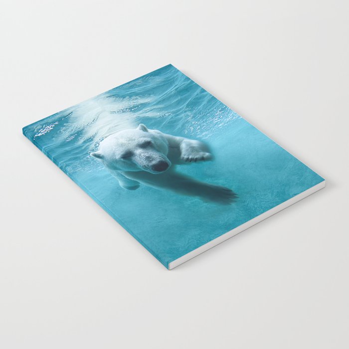 Polar Bear Swimming Notebook