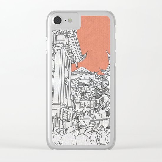 Street in China Clear iPhone Case