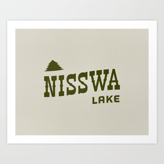 Nisswa Lake Art Print