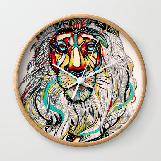 Lion Wall Clock
