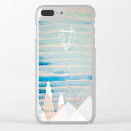 Summer is Far Far Away Clear iPhone Case