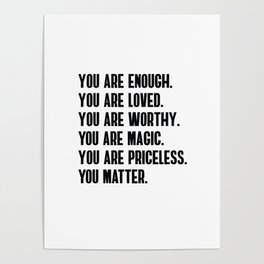 YOU ARE Poster