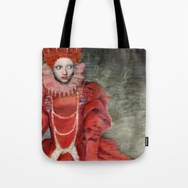 Queen Elisabeth/Newspaper Serie Tote Bag