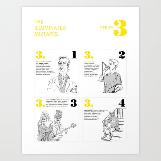 The Illuminated Mixtapes, Series 3 Art Print