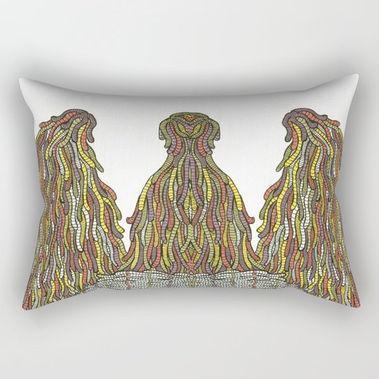 Humps! Rectangular Pillow