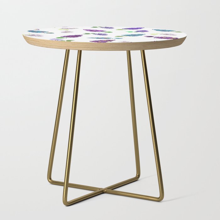 Lilac flowers Side Table