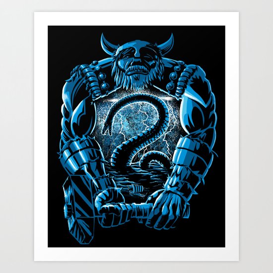 Son of Odin Art Print