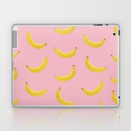 Banana in pink Laptop Skin