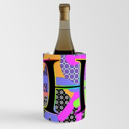 MONOGRAM INITIAL H FREEHAND PEOPLE Wine Chiller