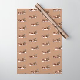 Christmas at the Ranch - Tan Wrapping Paper