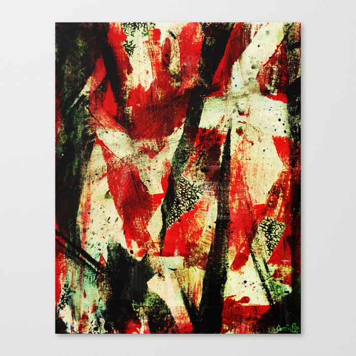 Chaotic Abstract Canvas Print