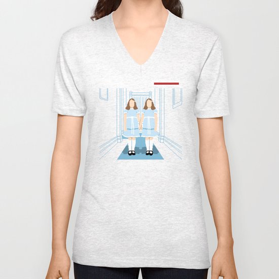 All Play and No Work Unisex V-Neck