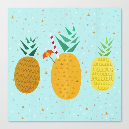 Pina colada Canvas Print