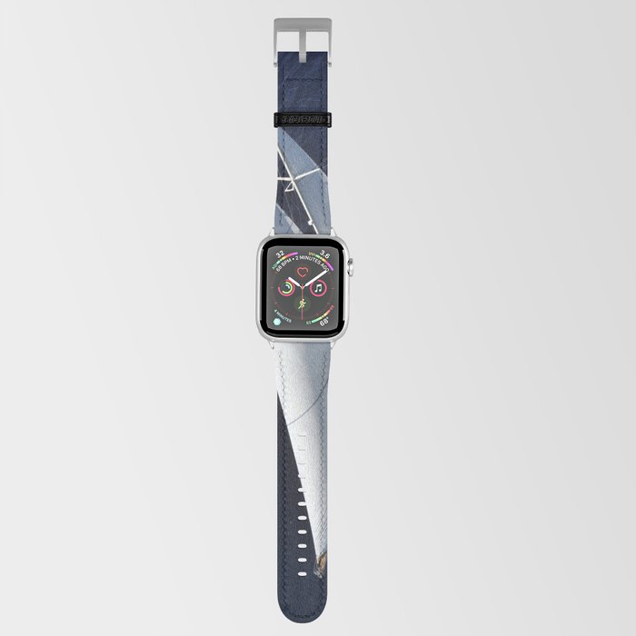 aerial photograph of luxury sailboat Apple Watch Band