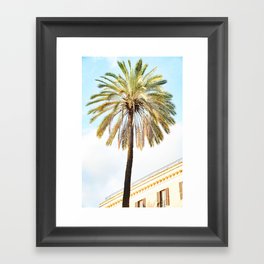 Bella Roma - Palm in Rome #1 #wall #art #society6 Framed Art Print