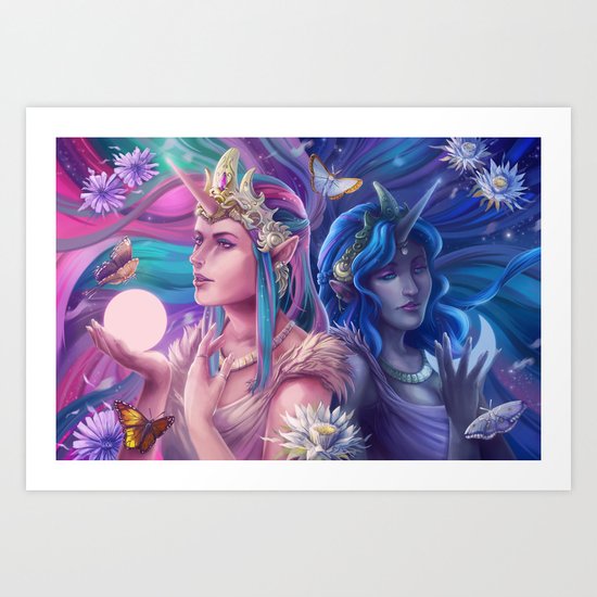 Day and Night Art Print