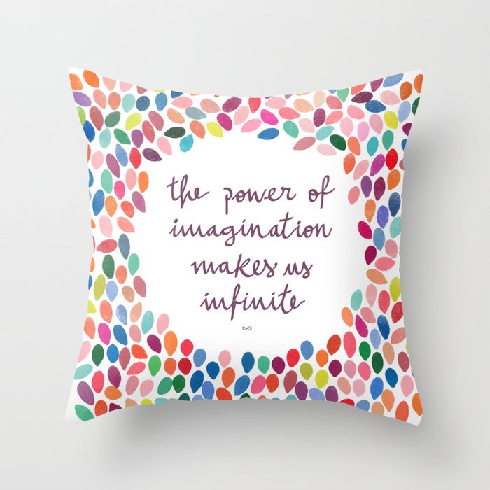 Imagination by Anna Carol & Garima Dhawan Throw Pillow