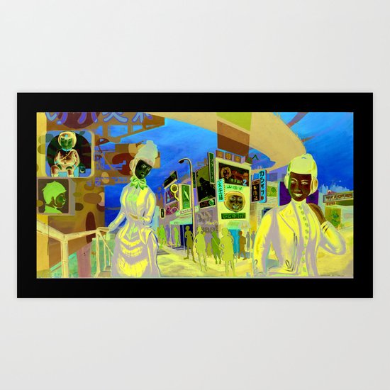Roach City Art Print