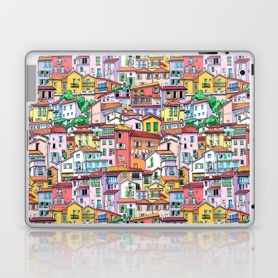 Colorful city Laptop & iPad Skin