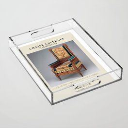 Vintage designer chair | Inspirational quote 26 Acrylic Tray