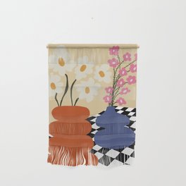 Two blooming pottery   Wall Hanging