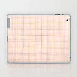 Abstract Plaid 2 pink Laptop Skin