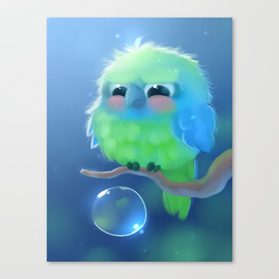 Mini Parrot Canvas Print