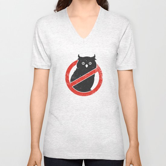 No Owls Unisex V-Neck