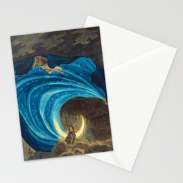 Queen of the Night Scene, for Mozart's Magic Flute by Simon Quaglio Stationery Card