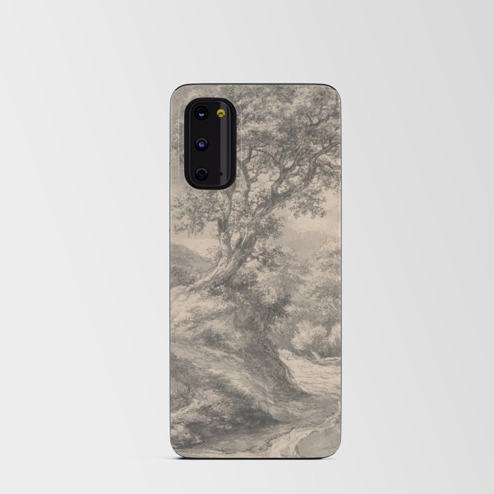 Dune Landscape with Oak Tree Android Card Case