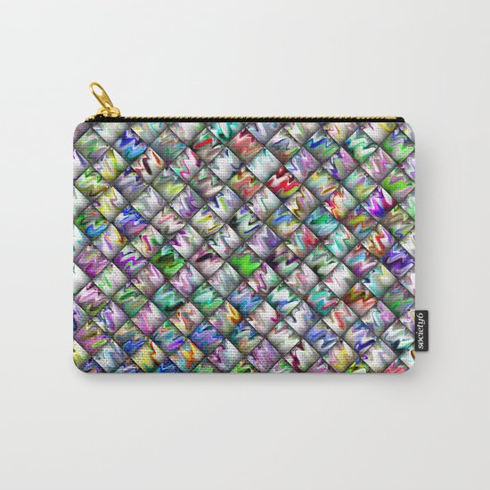 Patchwork Rainbow Carry-All Pouch