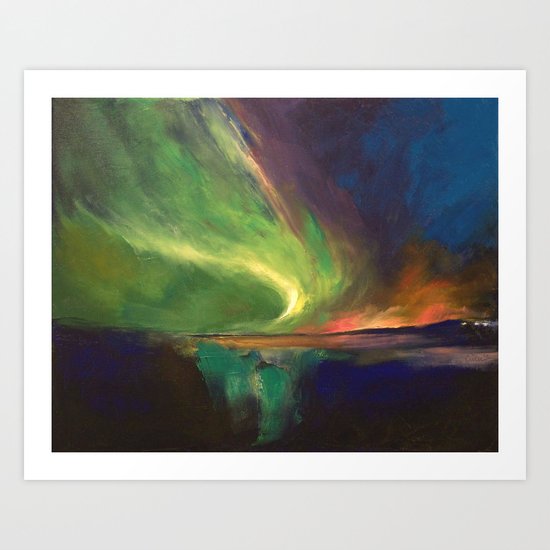 Aurora Borealis Art Print