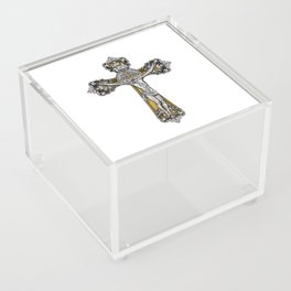 St Benedict Cross Crucifix Acrylic Box