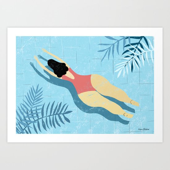 Summer day Art Print